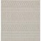 Homeroots 3 x 5 ft. Gray & Ivory Geometric Indoor & Outdoor Area Rug 389538 - alternate 2